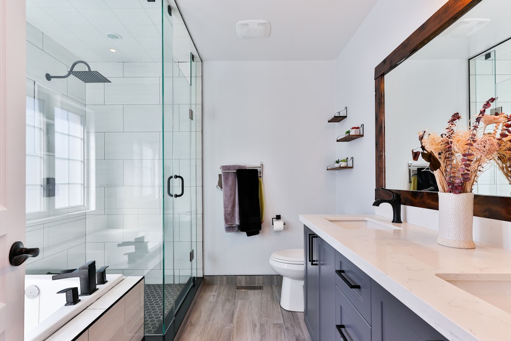 Master bathroom — jacuzzi and steam room